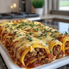 3-Cheese Sausage Lasagna Roll-Ups
