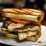 Grilled Chicken Pesto Sandwich