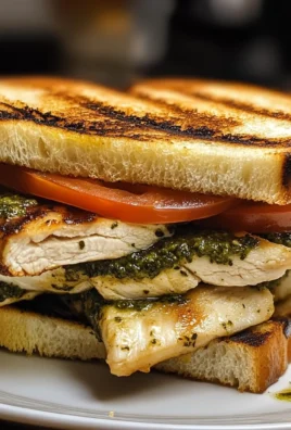 Grilled Chicken Pesto Sandwich