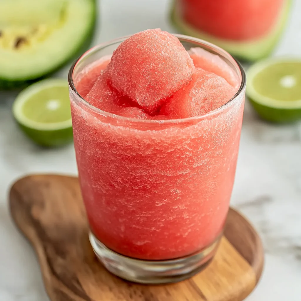 Juicy Watermelon Slushie Recipe