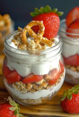 Strawberry Pretzel Salad Parfaits