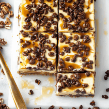 Turtle Cheesecake Bars