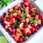 Watermelon Berry Fruit Salad