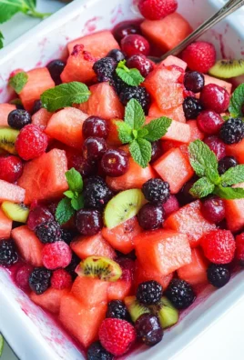 Watermelon Berry Fruit Salad