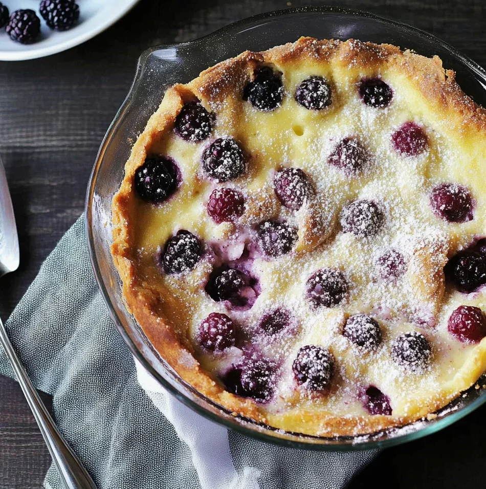 Blackberry Clafoutis