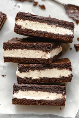 Brownie Ice Cream Sandwiches