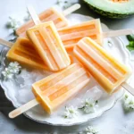 Cantaloupe Cream Popsicles