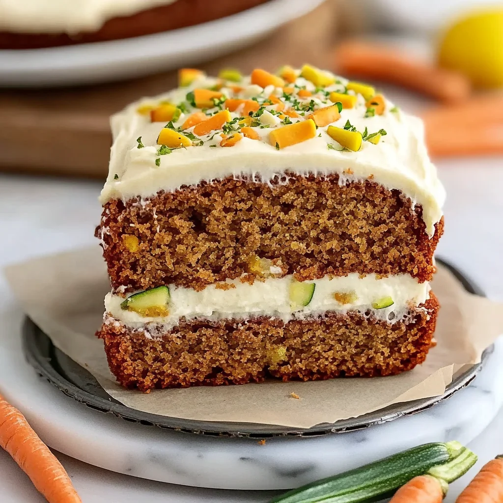 Classic Zucchini Carrot Cake