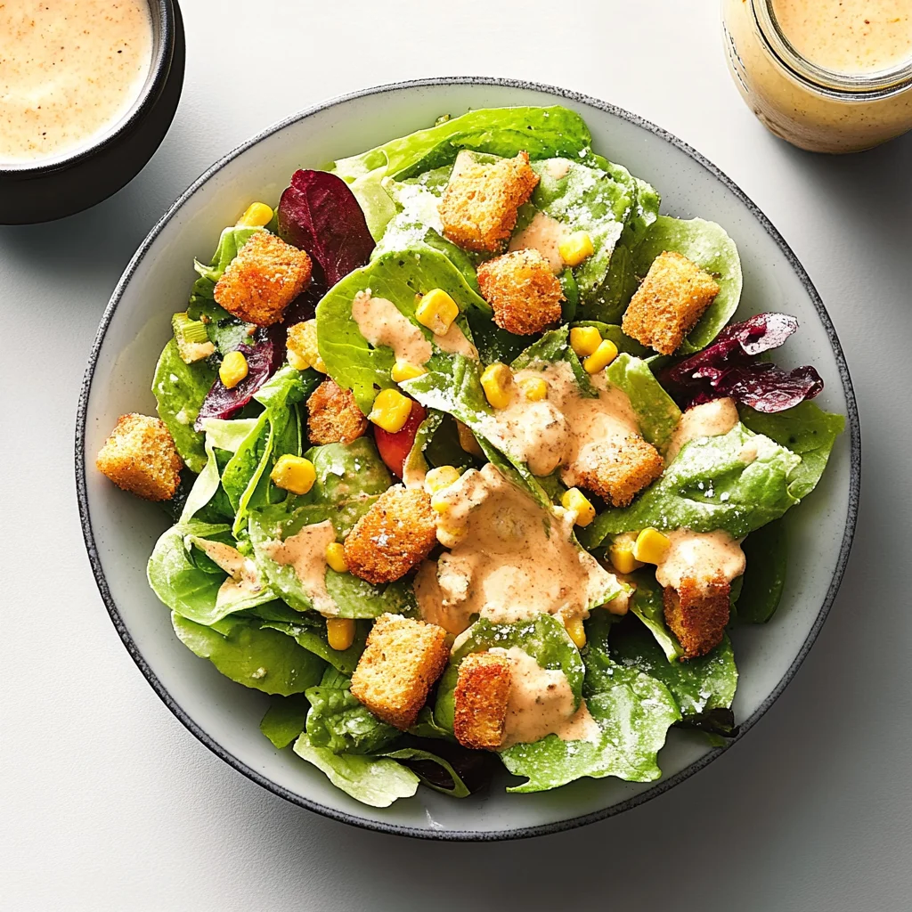 Creole Caesar Salad With Corn Bread Croutons
