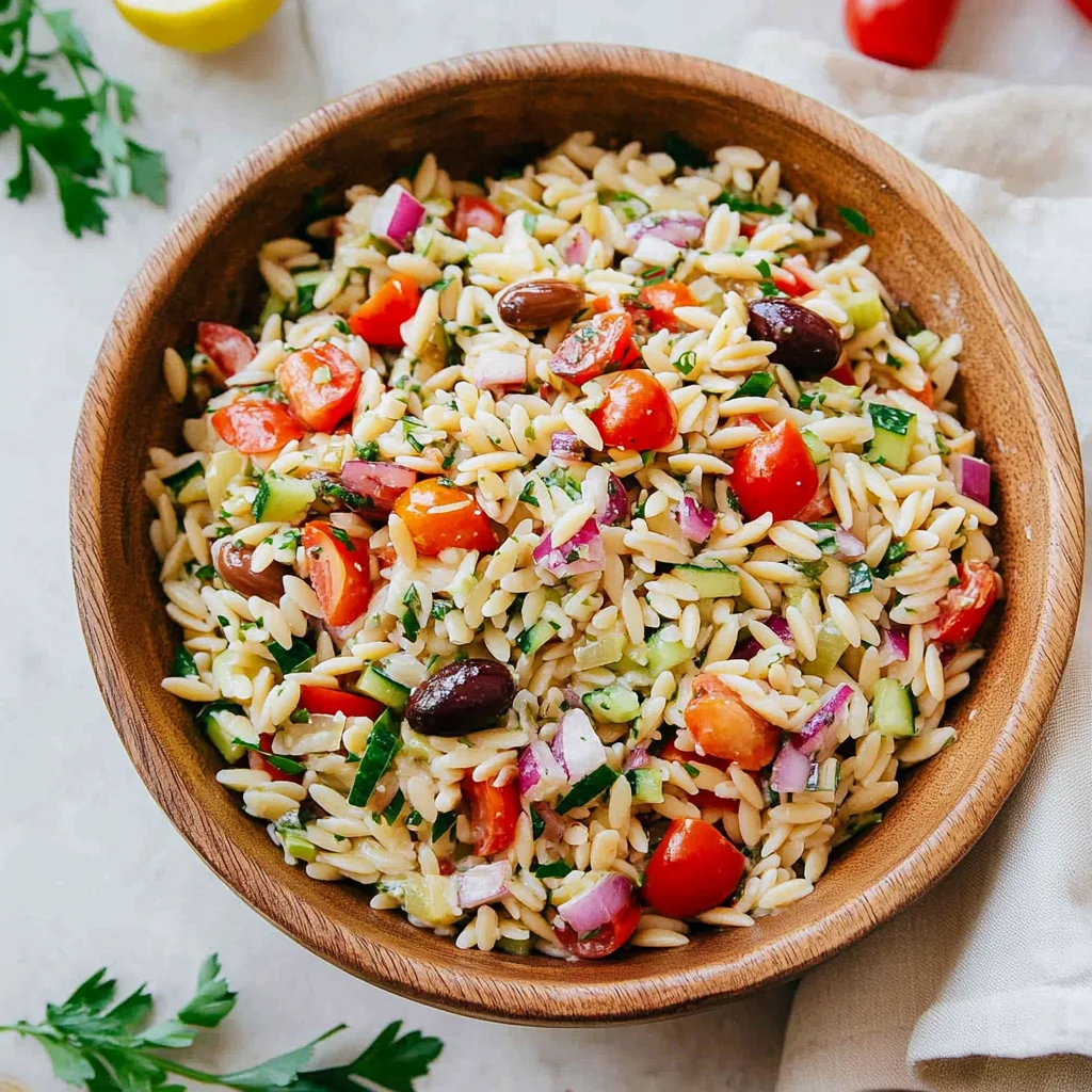 Greek Orzo Salad