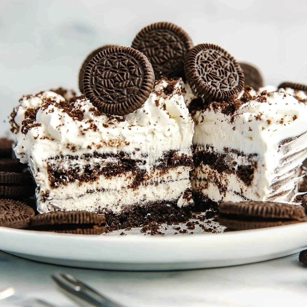 Oreo Icebox Cake