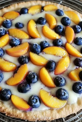 Peach Blueberry Cookie Pizza