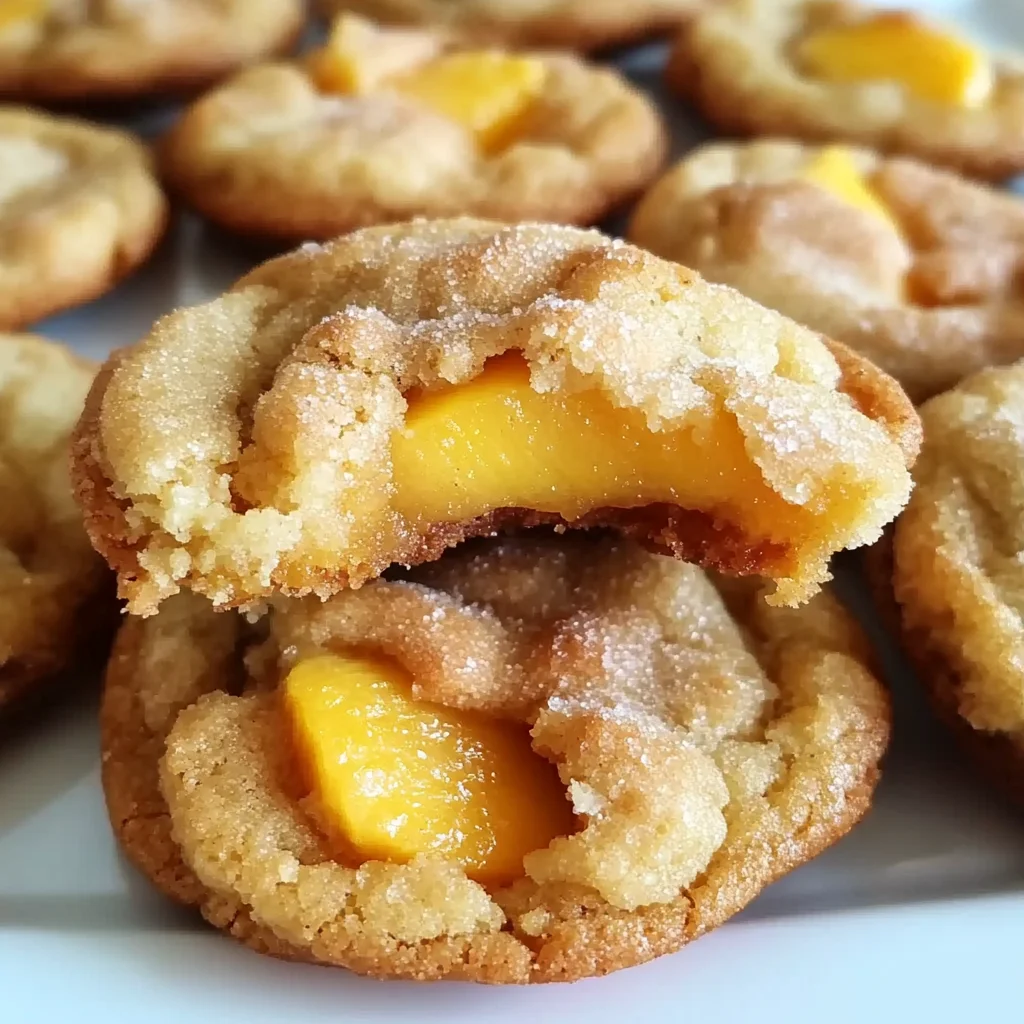 Peach Cobbler Cookies Delight