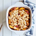 Spring Peach Cobbler