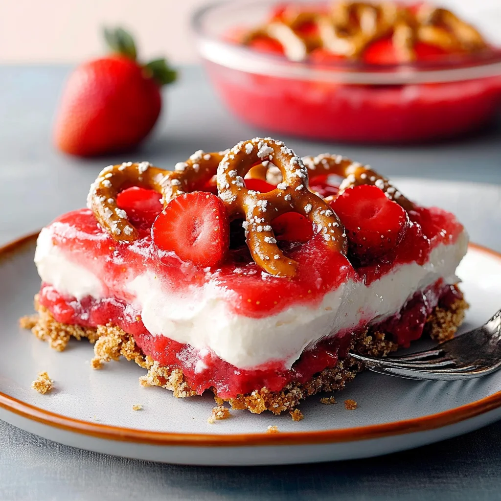 Strawberry Pretzel Salad