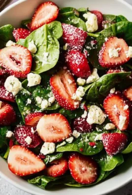 Strawberry Spinach Salad