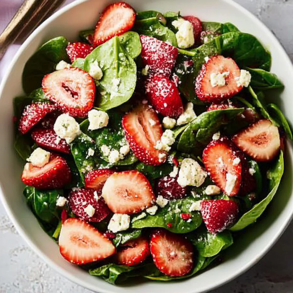 Strawberry Spinach Salad