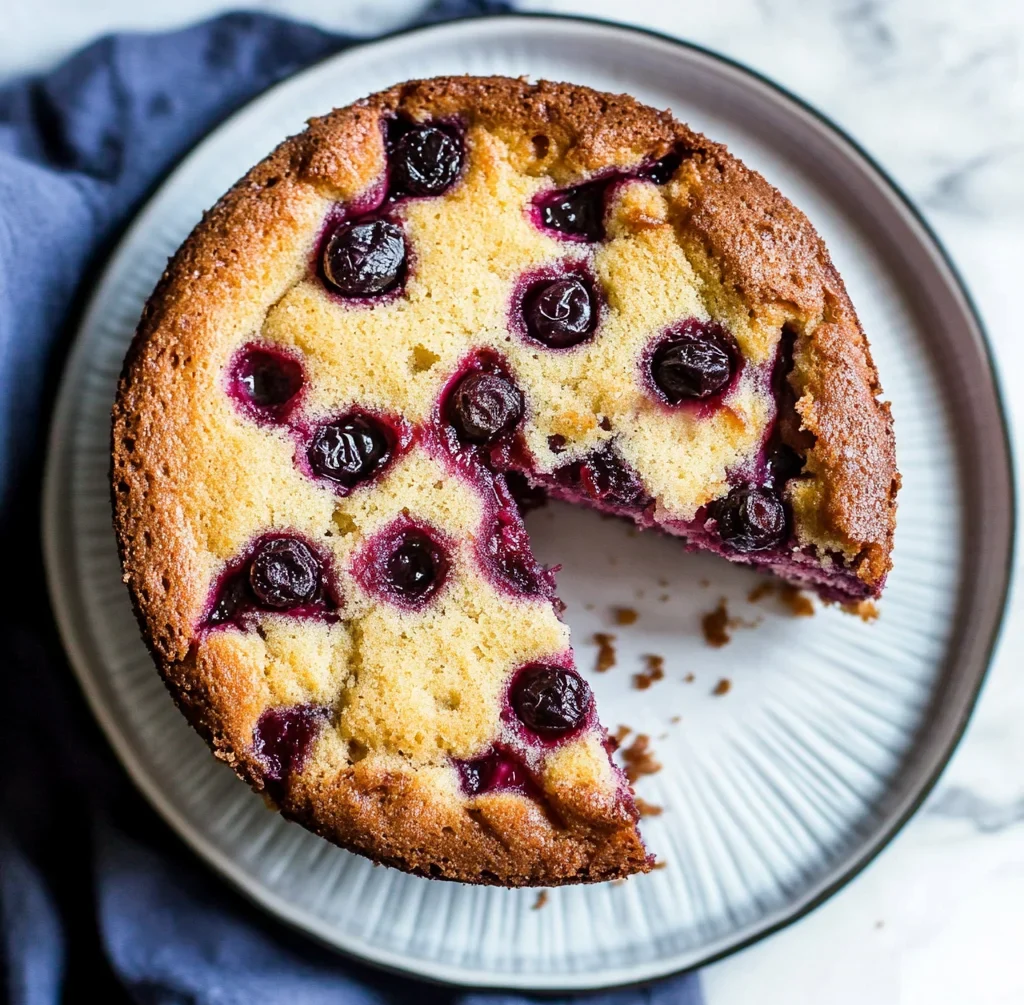 Sweet Cherry Almond Cake