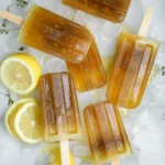 Sweet Tea Popsicles with Lemon