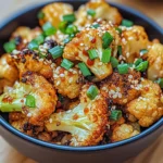 Sweet and Spicy Baked Cauliflower