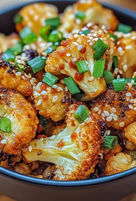 Sweet and Spicy Baked Cauliflower