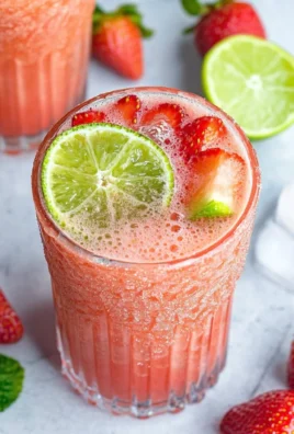 The BEST Strawberry Agua Fresca