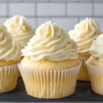 Vanilla Cupcakes with Vanilla Buttercream
