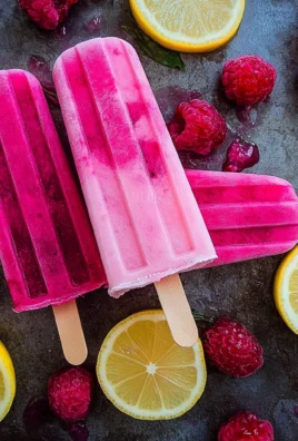 3-Ingredient Keto Raspberry Lemon Popsicles