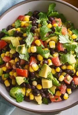 Black Bean Salad with Corn & Avocado