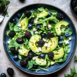 Blackberry, Avocado and Arugula Salad