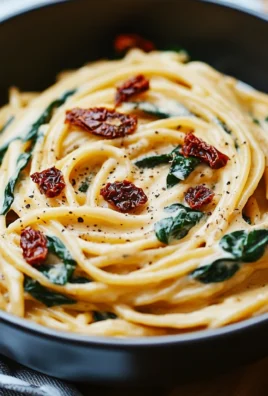Creamy Sun-Dried Tomato Spinach Pasta