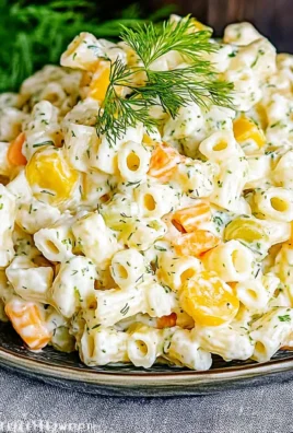Dill Pickle Pasta Salad