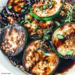 Easy Skillet Zucchini Recipe with Balsamic Reduction