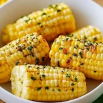 Garlic-Herb Butter Roasted Corn