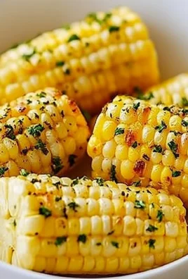Garlic-Herb Butter Roasted Corn