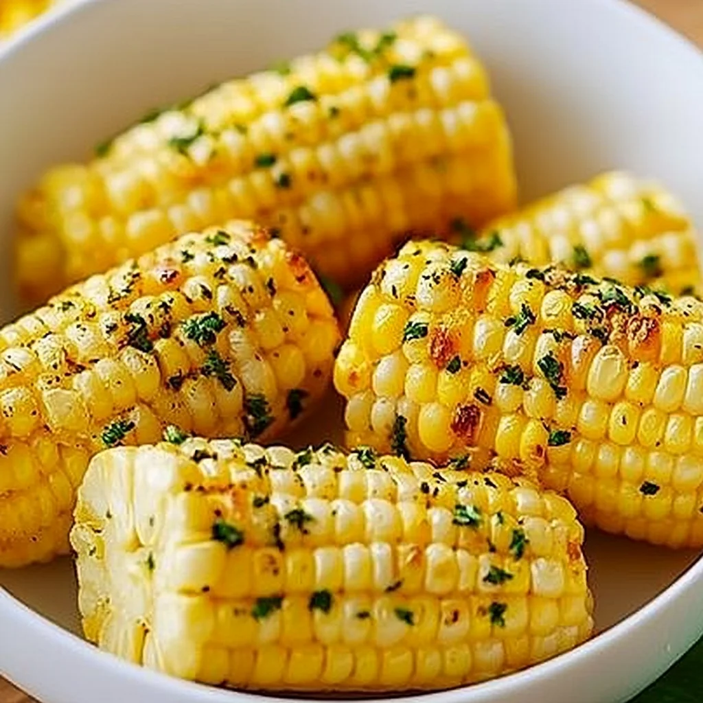 Garlic-Herb Butter Roasted Corn