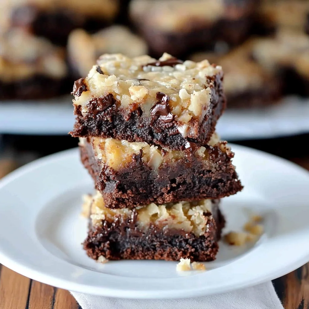 German Chocolate Brownies