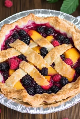 Grilled Berry Peach Pie