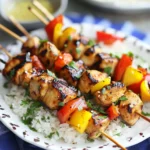 Grilled Teriyaki Chicken Kabobs