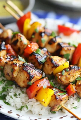 Grilled Teriyaki Chicken Kabobs