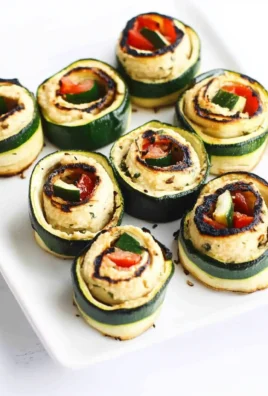 Grilled Zucchini Hummus Roll-Ups Recipe