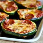 Grilled Zucchini Pizza Slices