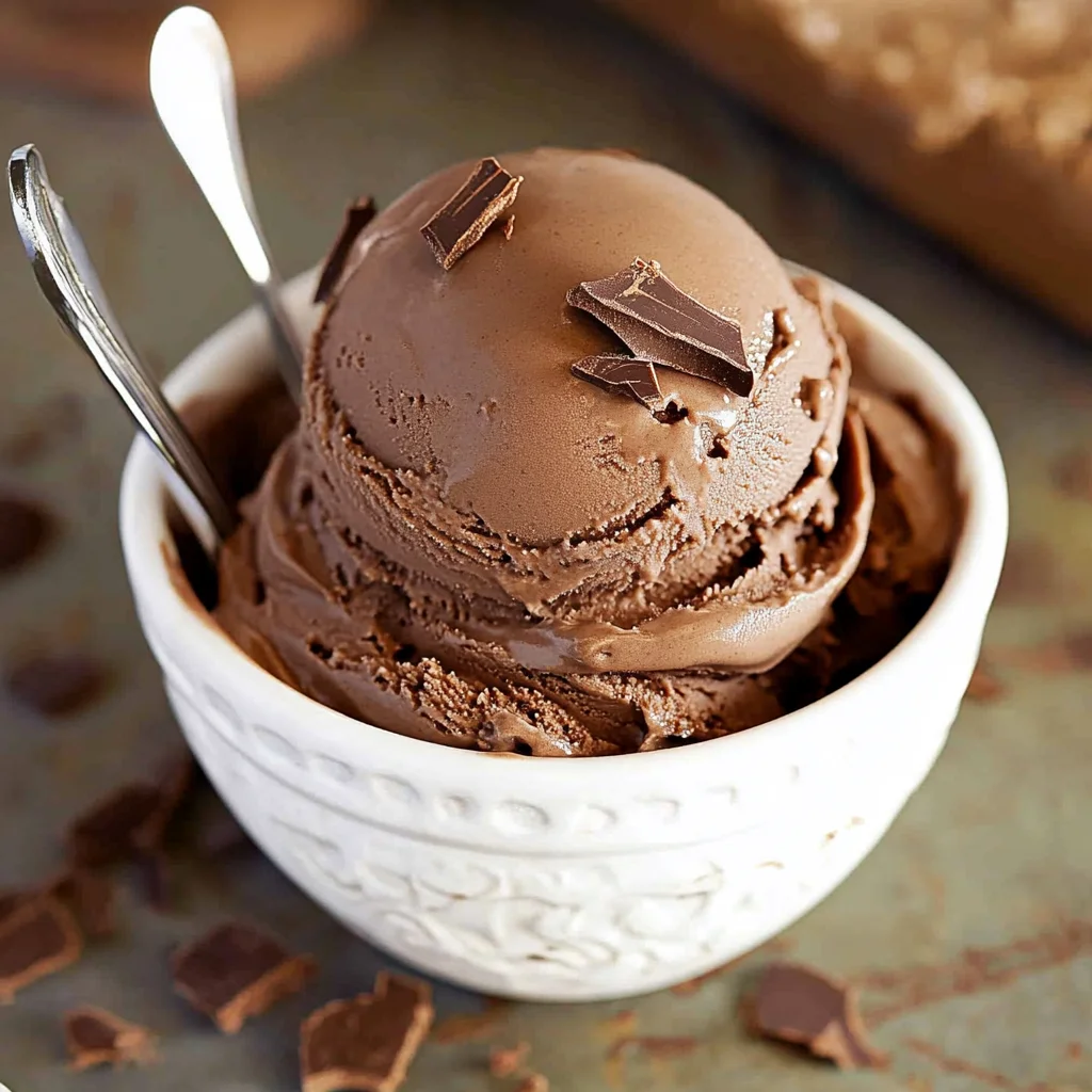 Homemade Chocolate Ice Cream Recipe