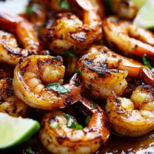 Honey Cajun Grilled Shrimp