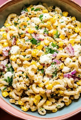 Mexican Street Corn Pasta Salad Recipe