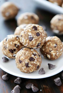 No Bake Chocolate Chip Energy Bites