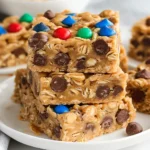 No Bake Peanut Butter Cereal Bars