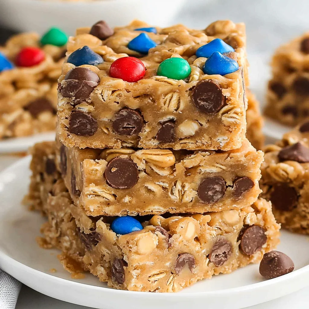 No Bake Peanut Butter Cereal Bars
