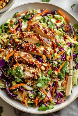Sesame Chicken Cabbage Crunch Salad