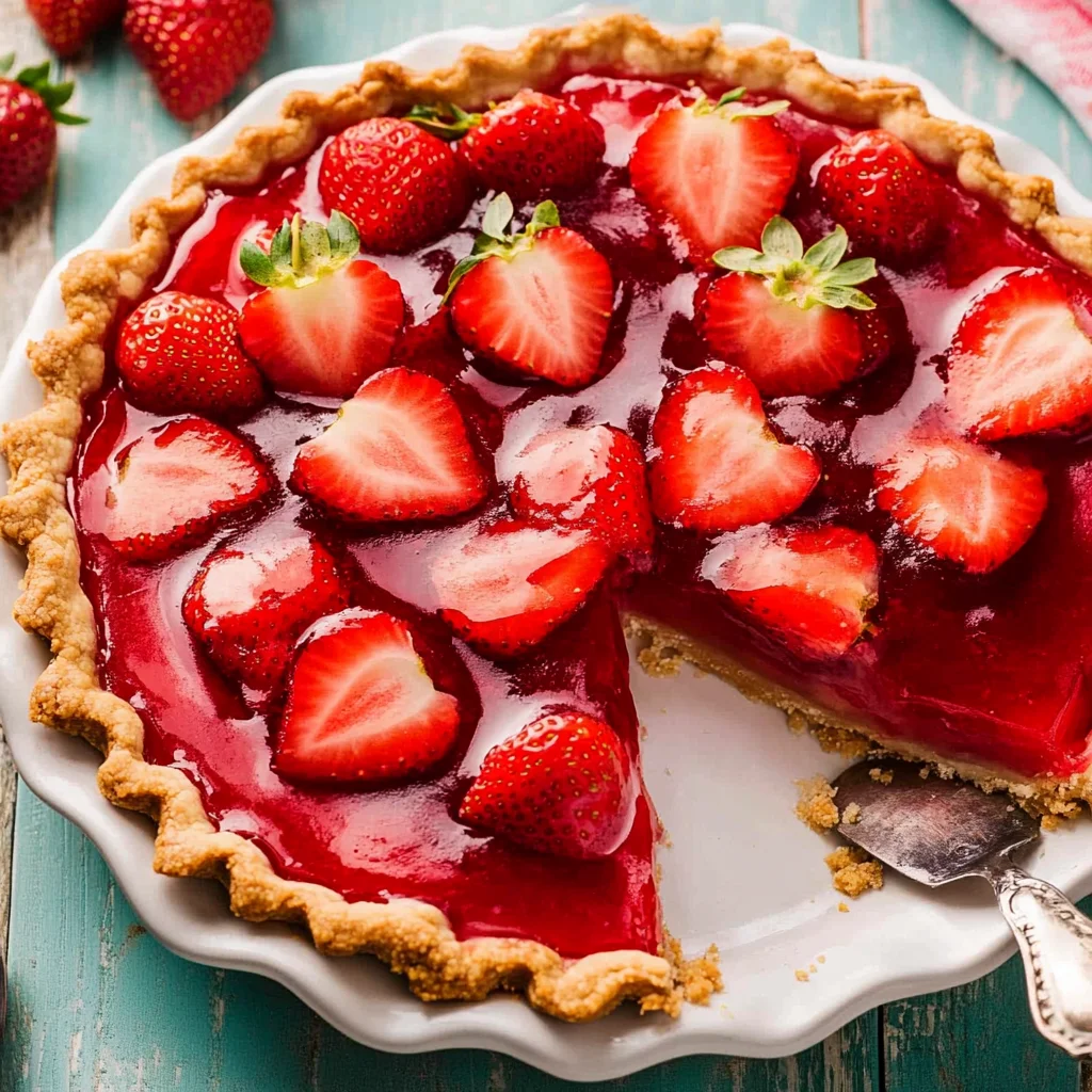 Strawberry Pie with Jello